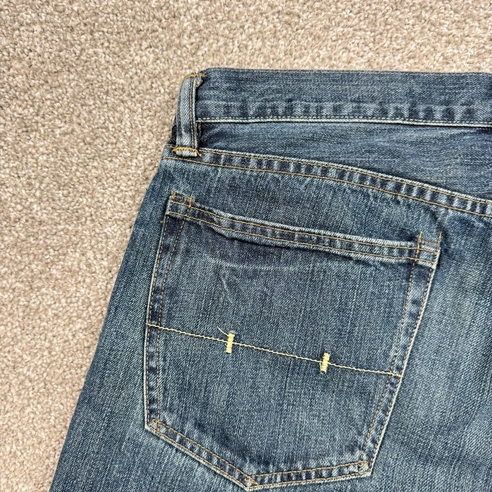 Polo Ralph Lauren Classic Fit Jeans Men's 36x32 Blue 100% Cotton Denim